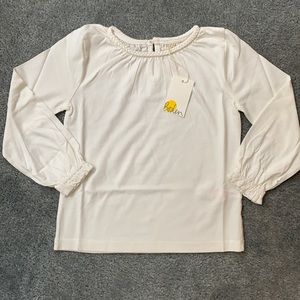NWT Boden Ivory Long-sleeve T-shirt